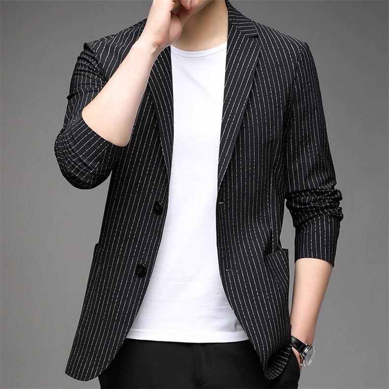 YZ6822男士2023秋新款长袖西服休闲外套单西修身小西装P125,男装西服,电商B360