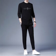 中老年运动套装男春秋季爸爸装大码卫衣两件套中年人休闲男装，男装休闲套装，电商B212（原钱塘6029）