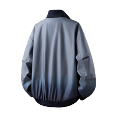 可二开渐变针织立领M-5XL大码聚酯纤维夹克JK78088P85控138，男装夹克，星座227-7