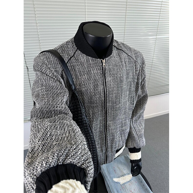 小香风夹克棒球服复古boxy外套 JK7159 特P80图片