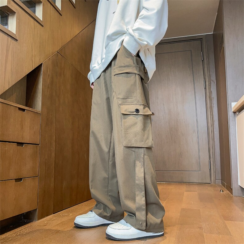 常年备货款男宽松直筒高街潮牌工装休闲长裤K812p55大量备货,男装工装外套,电商D315A