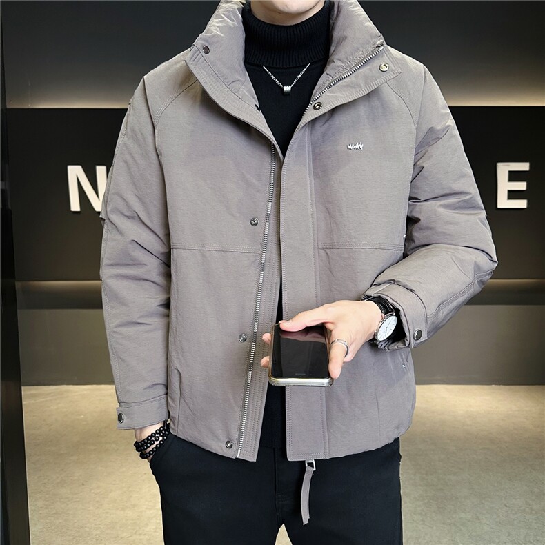 标50绒羽绒服男冬季2025新款立领时尚外套A313-3306-P215,男装羽绒服,电商A313
