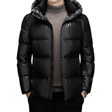 BZ23178钱塘2020-2时尚休闲简约冬季厚款中年男士羽绒服P150，男装羽绒服，钱塘207-2
