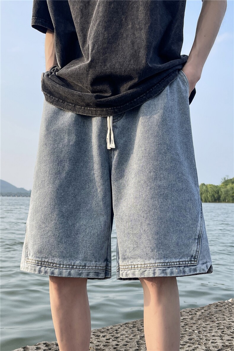 夏季新款水洗牛仔短裤A450特P40控58,男装牛仔裤,电商A309