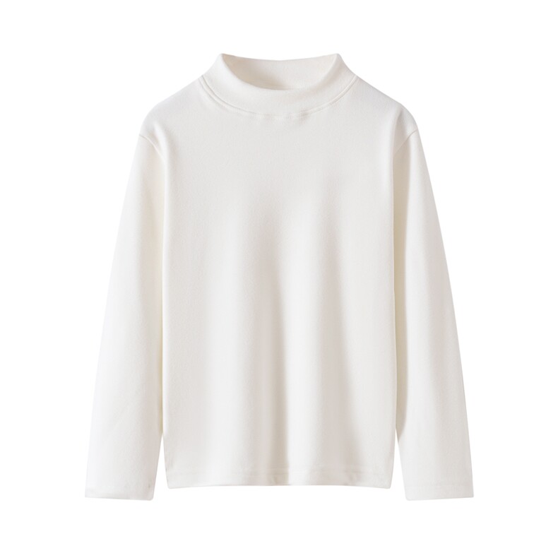 2025时尚百搭通勤简约休闲儿童德绒半高领，童装卫衣/绒衫，佳绒高端店