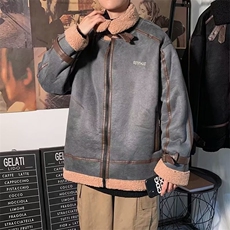 冬季棉衣服男士加厚工装韩版保暖情侣痞帅羊羔毛外套潮LY466-P89，男装棉衣，星座1008