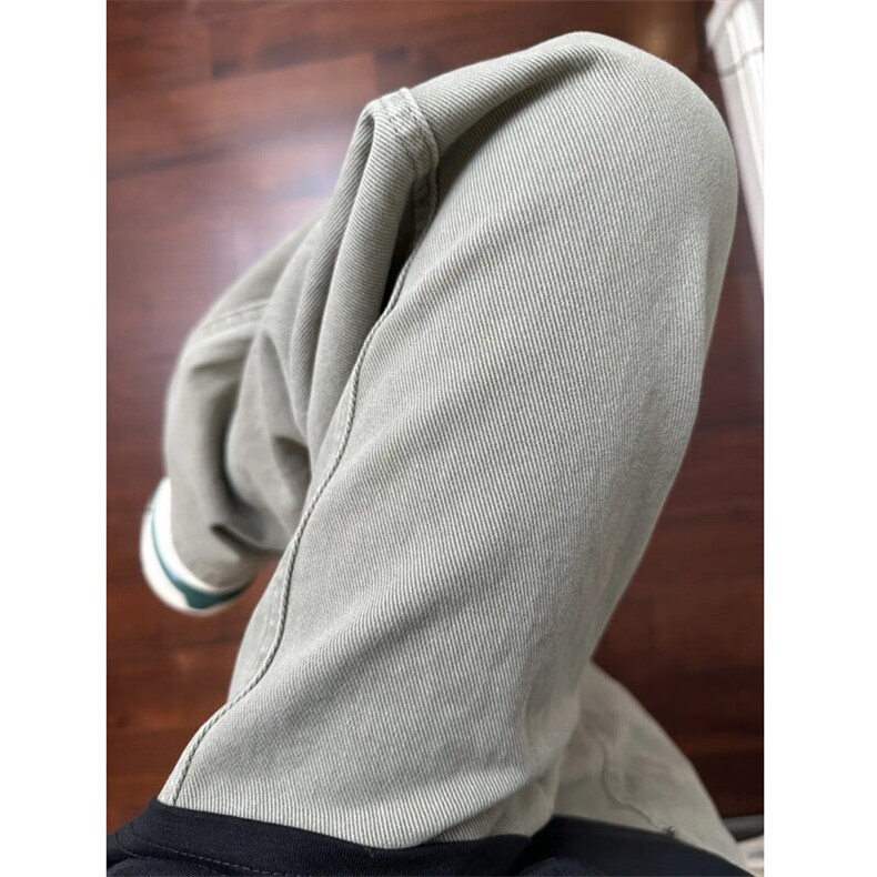 NK90LL-特P55vibe风复古做旧铆钉牛仔裤男女褶皱伐木裤工装裤子,男装牛仔裤,星座1007（原301D）