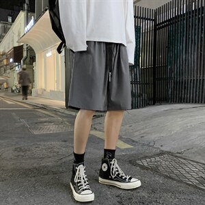 休闲运动裤男百搭短裤男2023新款中裤子宽松五分裤515-特批20,男装休闲裤,星座718-1