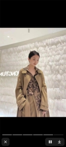 长袖针织开衫女宽松百搭印花羊毛休闲外套上衣图片