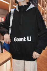 D06秋港风卫衣男连帽套头韩版潮流学生情侣衣服潮牌外套ins夹克，男装夹克，星座115A(原星座507）