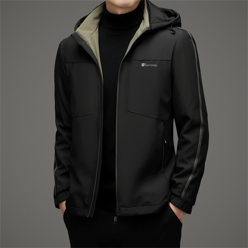 BZY23005钱塘2020-2时尚休闲简约冬季厚款中年男士羽绒服P185,男装羽绒服,钱塘207-2