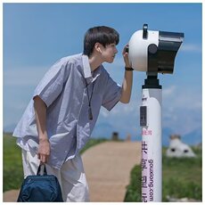 日系条纹衬衫男生夏季宽松大码薄款外套CityBoy潮牌休闲短袖衬衣，男装衬衫，星座1210-1