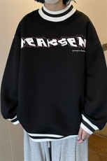 卫衣男秋款美式高街潮牌圆领套头男大码上衣JK22304-p75控88，男装卫衣，星座605(原A050)