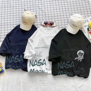 Q11187-P30 NASA春夏季七分袖t恤男大码五分袖男短袖中袖 小清新图片