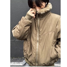 设计感小众解构毛领夹克棉服男女冬季新款保暖棉衣外套高级感棉袄，男装夹克，四季星座505