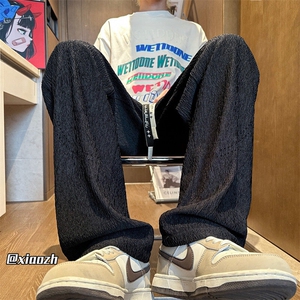 XZ616 夏季新款薄款激光打孔冰丝凉感休闲裤 TY2522 P45控58图片