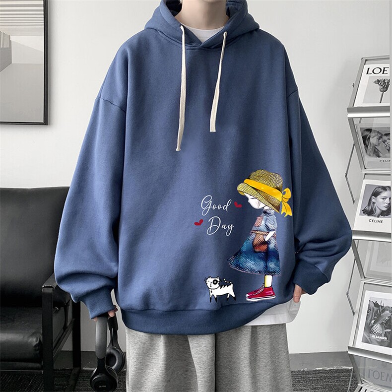 连帽卫衣男大码胖子帽衫大号运动服WY2415-P35,男装卫衣,电商A040