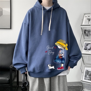 连帽卫衣男大码胖子帽衫大号运动服WY2415-P35图片