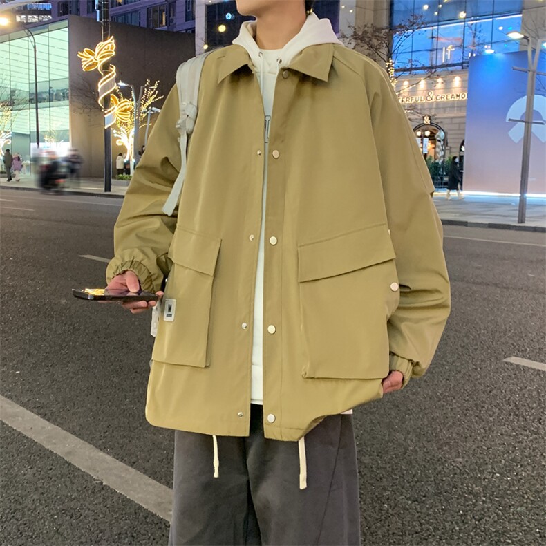 外套男2024新款春秋上衣潮牌痞帅青少年夹克JK178-P75,男装夹克,星座308B-2