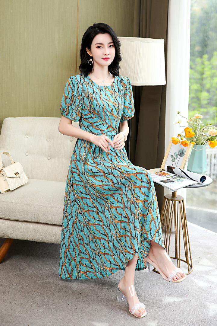 现货～新款连衣裙～气质款L到4XL，女装连衣裙，欧雅思丹尔