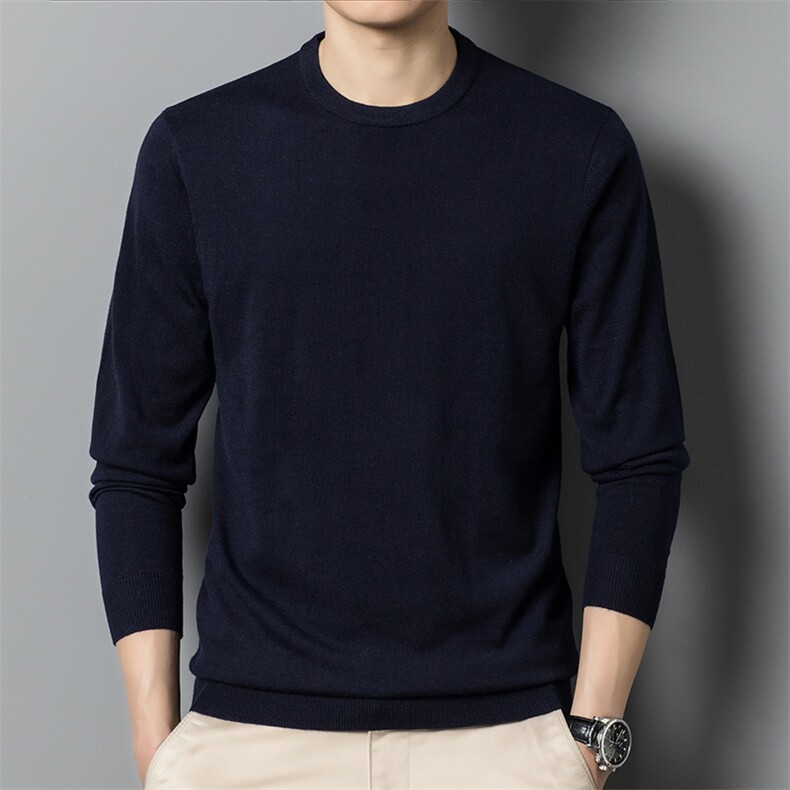 CM6701钱塘2020-2中青年男士纯色简约百搭秋冬季新款毛衣P45,男装针织衫/毛衣,钱塘207-2