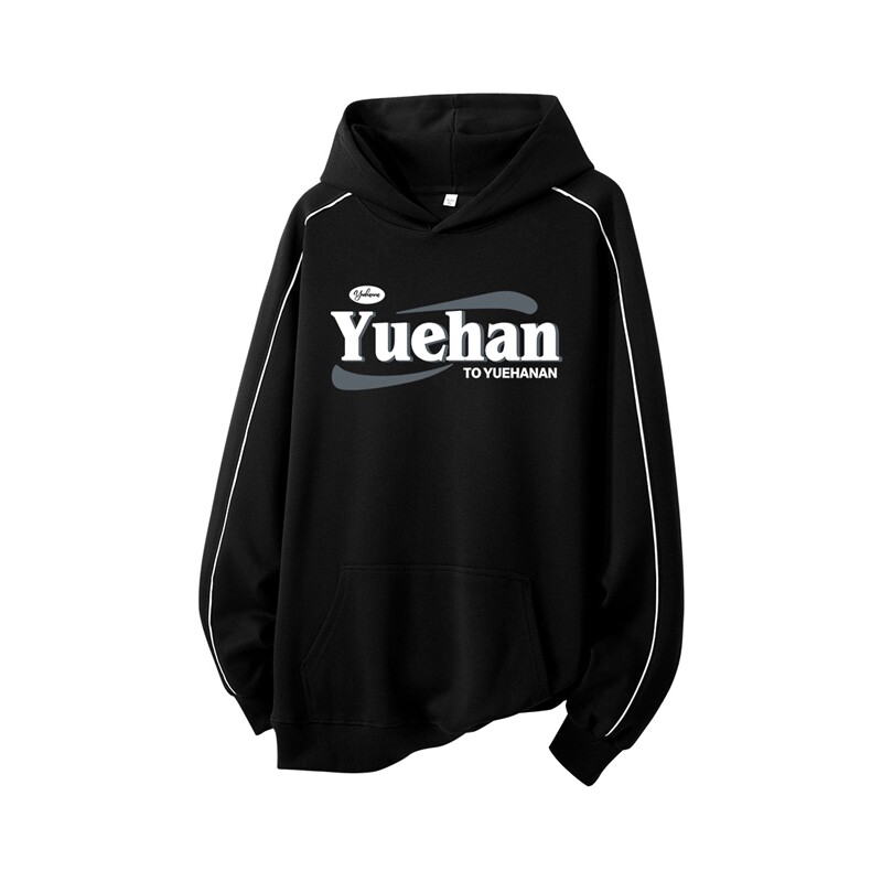 得物供货、复合重磅420克现货连帽卫衣宽松HD019-1-WYT25223-P45,男装卫衣,电商019-1