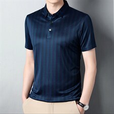 POLO衫男士短袖t恤翻领2023夏季新款潮牌休闲商务男装上衣，男装T恤，电商B212（原钱塘6029）