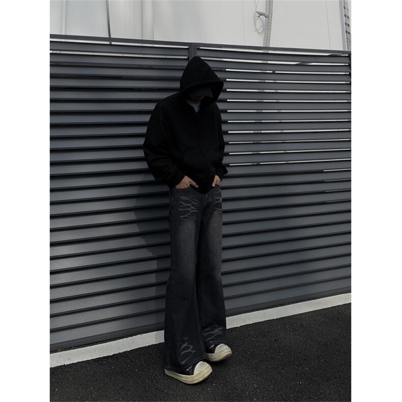 2024/cleanfit水洗牛仔裤直筒喇叭美式裤子1005-3-SGT03-P55控78,男装牛仔裤,星座1005-3