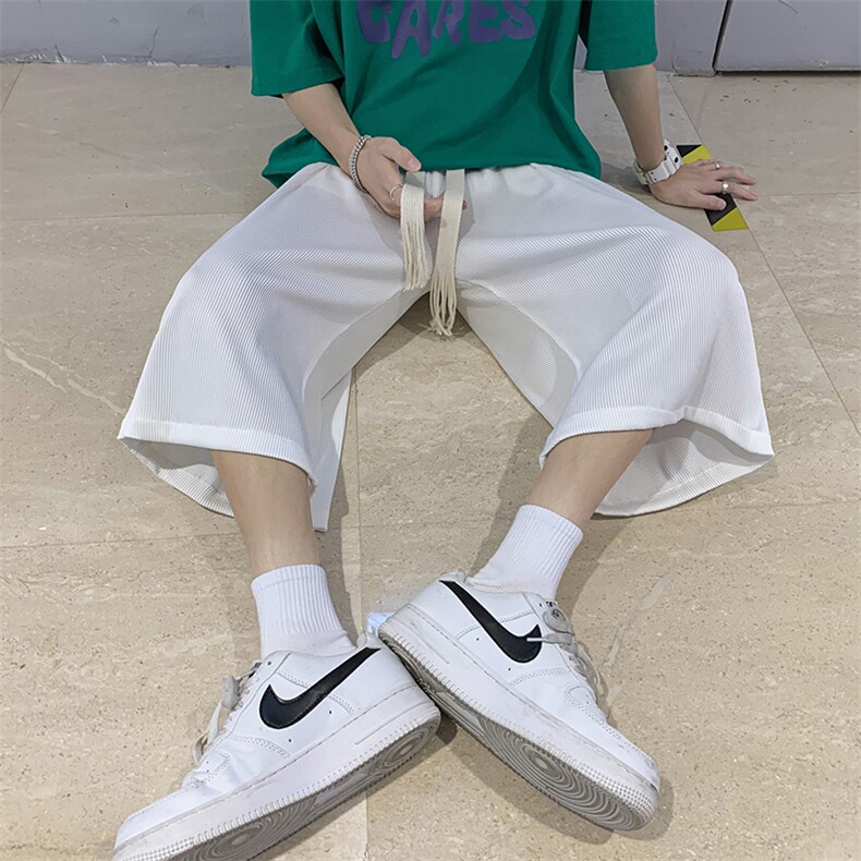 现货冰丝七分裤男生休闲裤KD456-P40,男装牛仔裤,电商D312-1