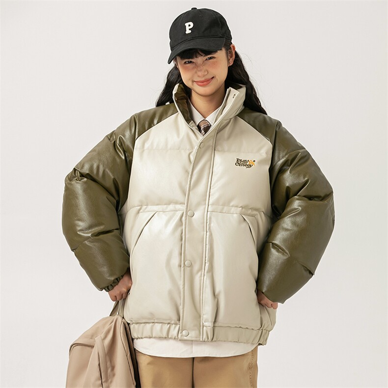 2026冬季新款男装日系潮牌拼色宽松休闲棉服加厚外套MY380-F148,男装棉衣,电商A101（原外27）