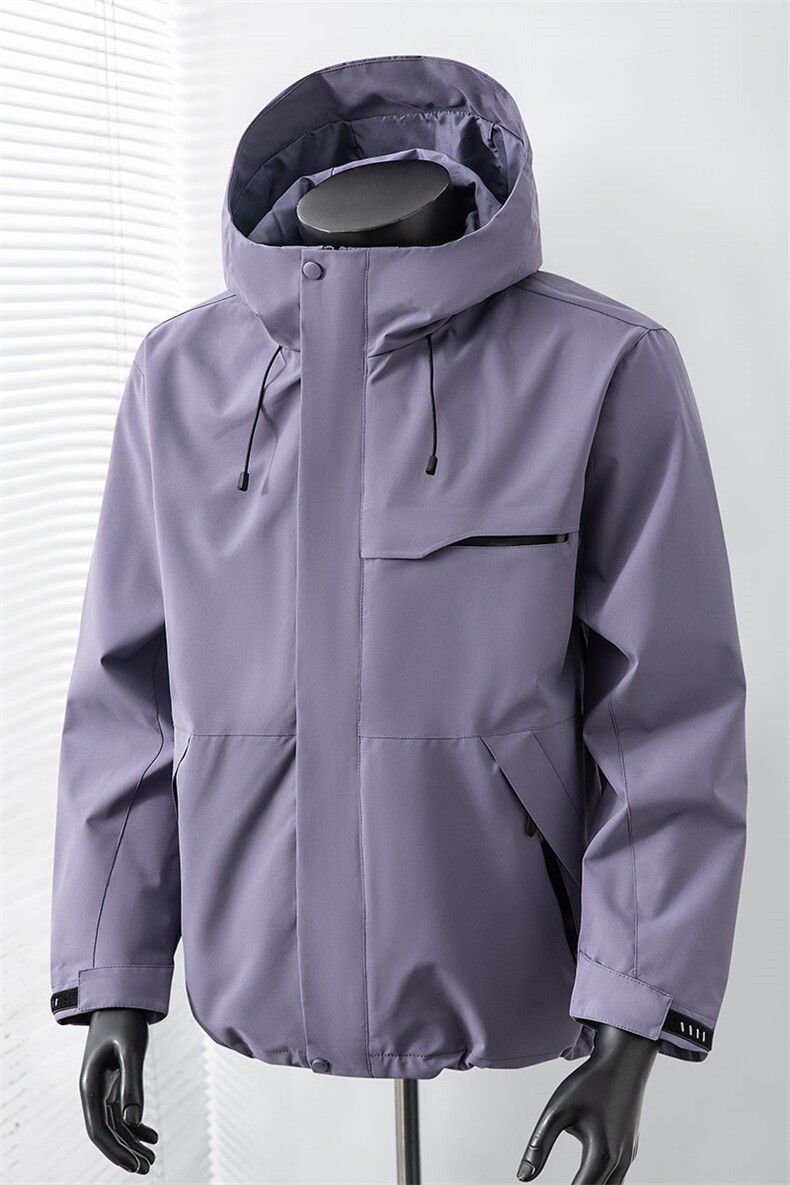 2026春季新款男女同款高品质户外登山服青少年学生冲锋衣夹克外套,男装夹克,星座1402-1