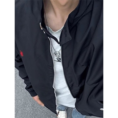 订单已下~早秋新款修身翻领小马刺绣防水情侣夹克外套JK90-P65，男装夹克，星座1004-3