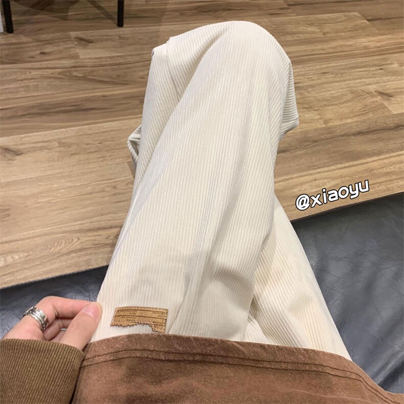XZ616 秋季新款重磅灯芯绒百搭休闲长裤 TY411 P55控68图片