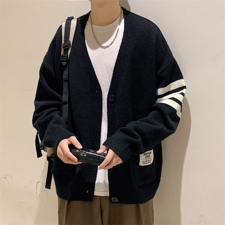 春季针织纽扣开衫货齐常年有货A169MK02P60,男装卫衣,电商A169