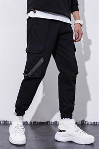 主推差春秋新品束脚哈伦大码工装裤多口袋男裤子0120图片