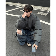 XZ-221-5/MY2303/P95潮牌美式棒球棉服简约棉袄休闲棉衣外套，男装棉衣，星座221-5