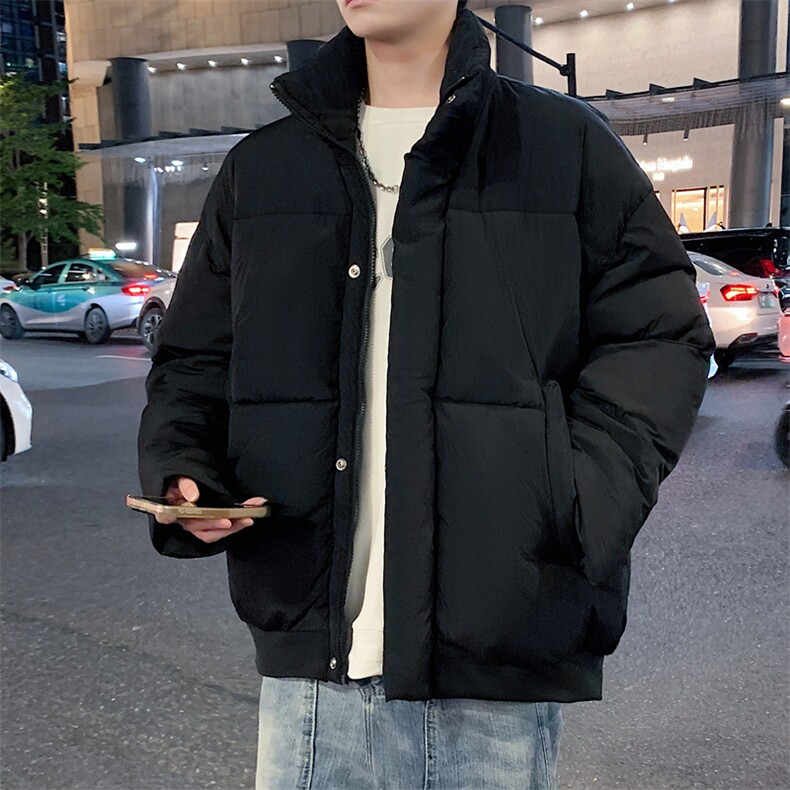 现货立领棉衣男士美式加厚外套潮牌工装棉服M0817-P83图片