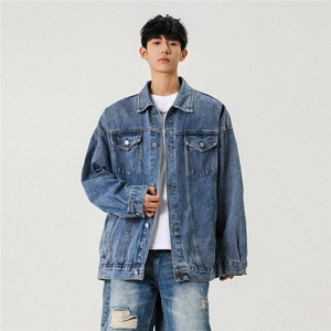 25款抖音品质牛仔夹克宽松韩版工装潮流水洗外套N991/P98/158图片