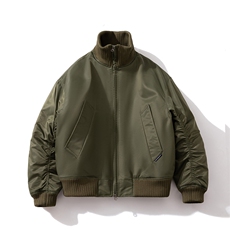 现货2色秋冬带帽可拆卸针织立领飞行服外套棉服夹克，男装棉衣，电商A105
