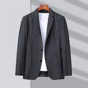 YZ6821男士2023秋新款长袖西服休闲外套单西修身小西装P125图片