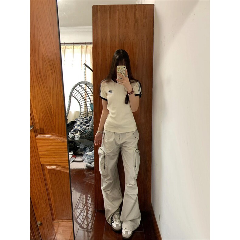 【有货】cleanfit米白色工装裤男潮牌痞帅炸街裤子CK36LL-特P50,男装工装外套,星座1007（原301D）
