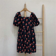 韩系碎花连衣裙，女装连衣裙，DINGOIN 定芹