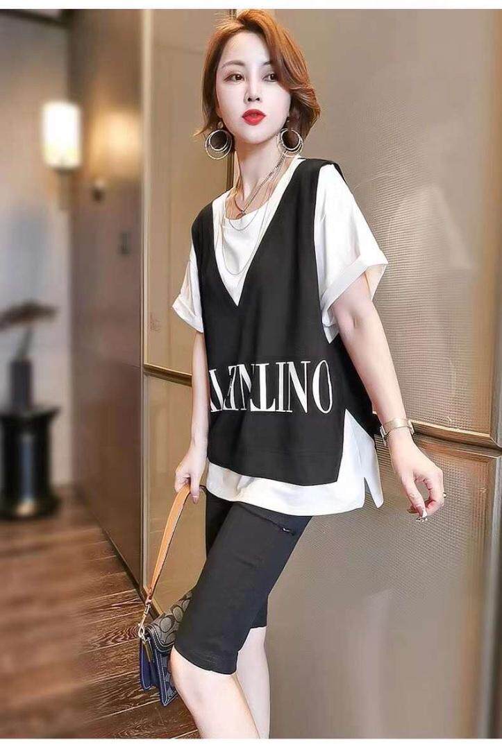 针织假两件小衫，女装，欧奢曼ST