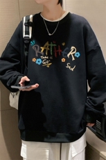 S6301-P28秋季圆领卫衣男大码韩版宽松长袖外套，男装卫衣，电商A040