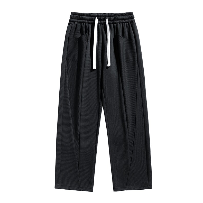 休闲裤男纯色宽松大斜纹针织运动裤DSA157-1-K9763-特P35,男装休闲裤,电商A157-1