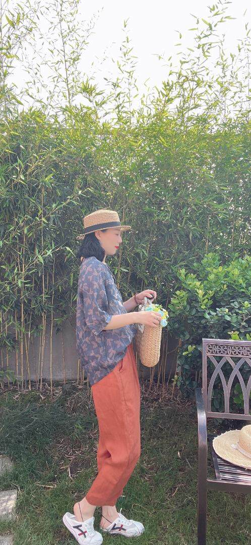 纯苎连衣裙小衫裤子裙子衬衣 时尚风 风淑女风休闲风，女装连衣裙，川哲