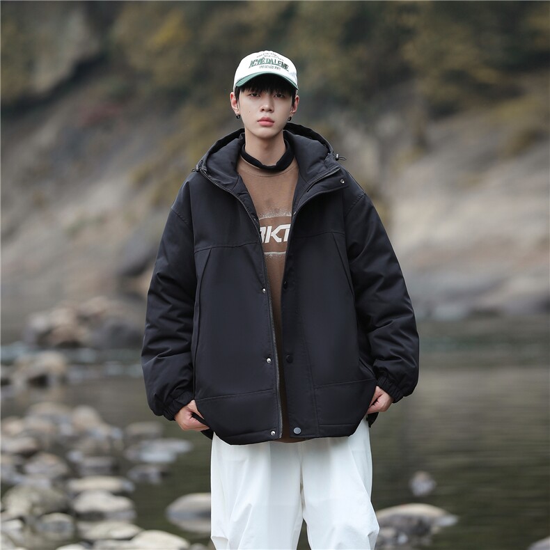 山系户外拼色工装面包服时尚连帽保暖棉衣A247-MY560特批85,男装棉衣,电商A247