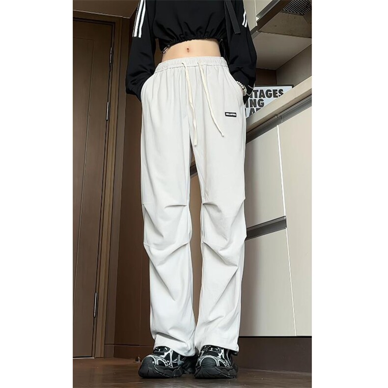2025秋季新款美式情侣垂感大码休闲裤A017K775P45,男装休闲裤,电商A017