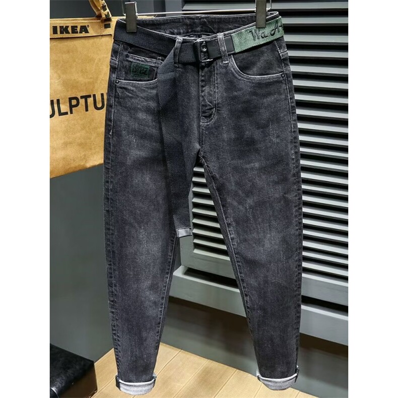 1506-1/KA331/P47冬弹力牛仔裤男修身小脚裤子男韩版潮流青年百搭,男装牛仔裤,星座1506-1