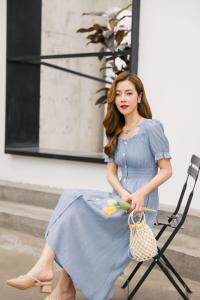 【现货】气质女人夏装连衣裙图片